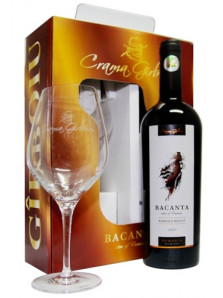 Bacanta Merlot + Pahar | Cadou Vin & Accesorii